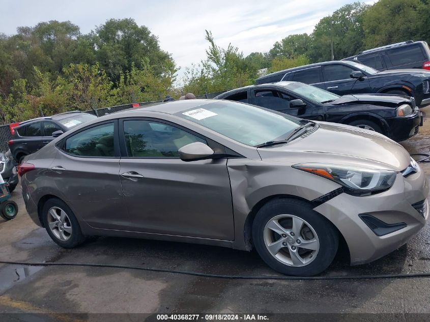 2014 Hyundai Elantra Se/Sport/Limited VIN: 5NPDH4AE7EH527524 Lot: 40368277