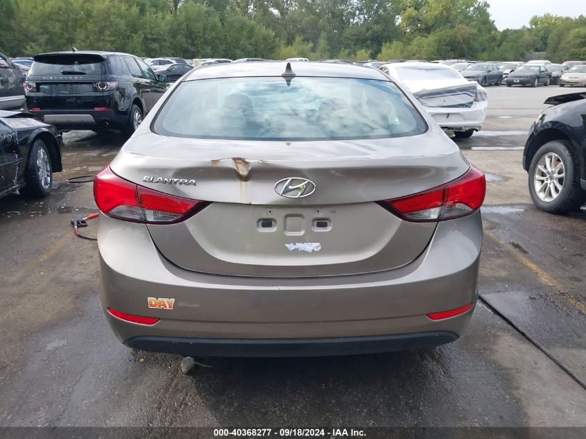 2014 Hyundai Elantra Se/Sport/Limited VIN: 5NPDH4AE7EH527524 Lot: 40368277