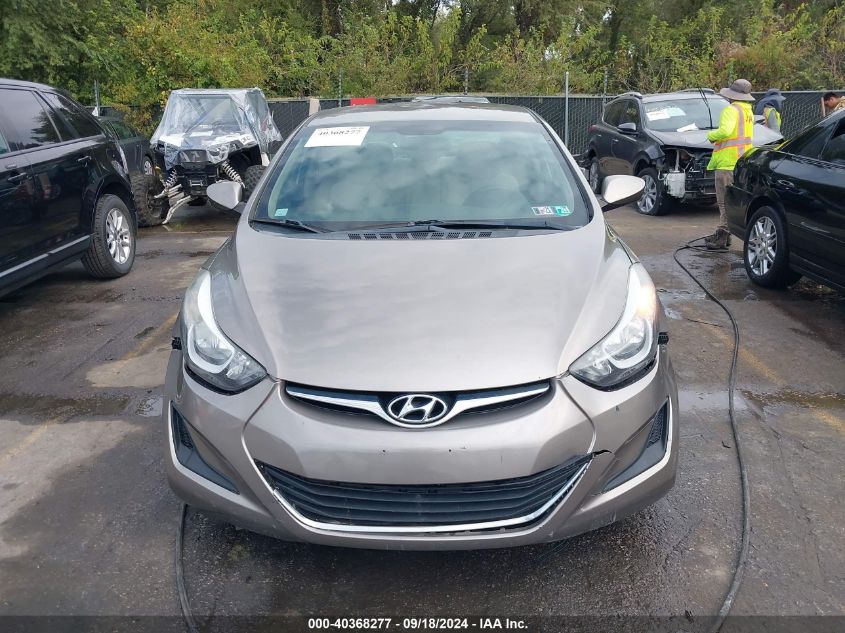 2014 Hyundai Elantra Se/Sport/Limited VIN: 5NPDH4AE7EH527524 Lot: 40368277