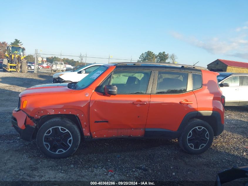 2015 Jeep Renegade Trailhawk VIN: ZACCJBCT3FPB72408 Lot: 40368286