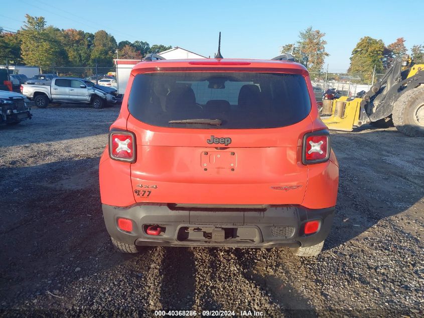 2015 Jeep Renegade Trailhawk VIN: ZACCJBCT3FPB72408 Lot: 40368286