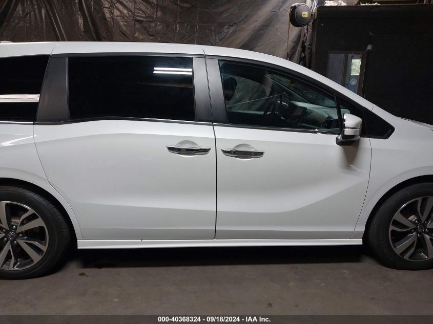 2022 Honda Odyssey Touring VIN: 5FNRL6H88NB016077 Lot: 40368324