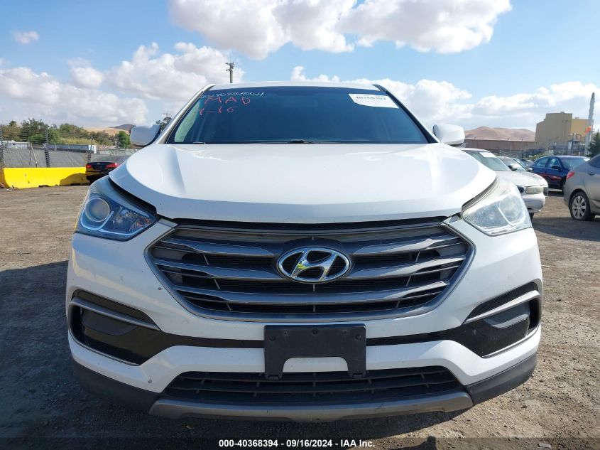 2017 Hyundai Santa Fe Sport 2.4L VIN: 5XYZT3LBXHG417760 Lot: 40368394