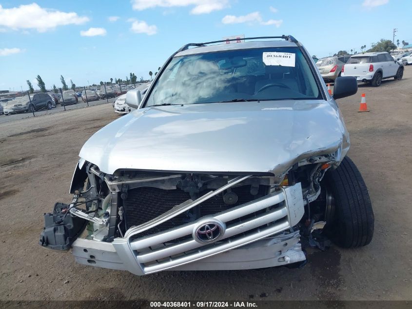 2005 Toyota Highlander V6 VIN: JTEDP21A550071200 Lot: 40368401