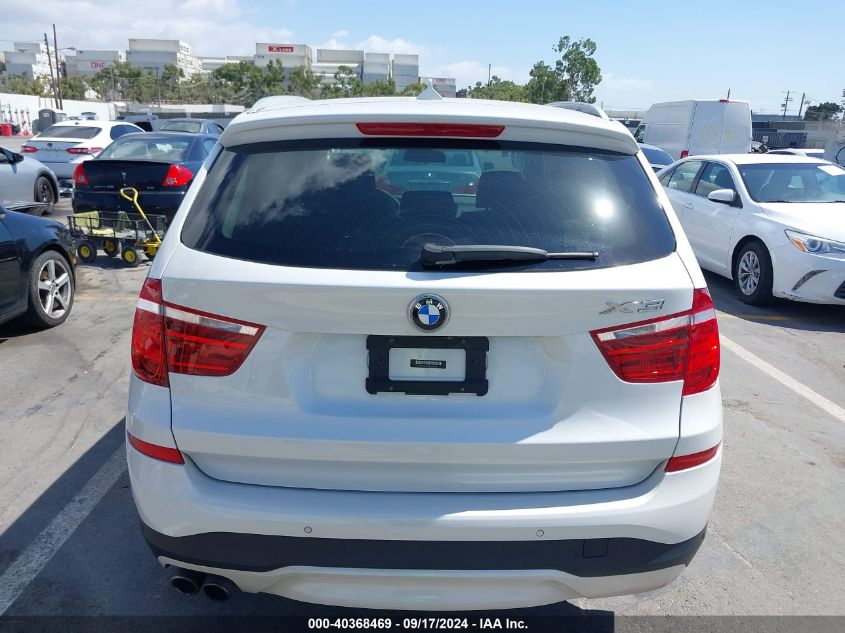 2016 BMW X3 Sdrive28I VIN: 5UXWZ7C50G0R32840 Lot: 40368469