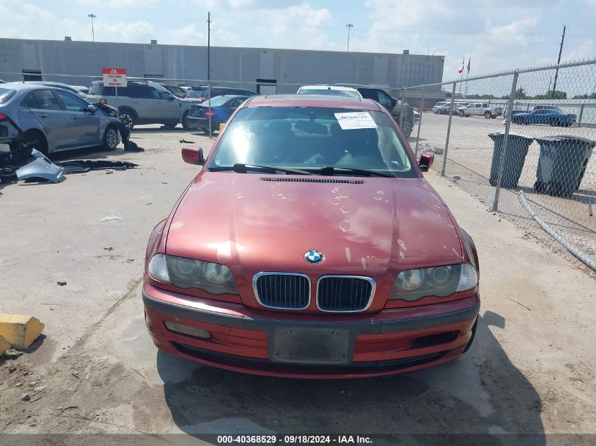 2001 BMW 3 Series 325I VIN: WBAAV33401FU93096 Lot: 40368529