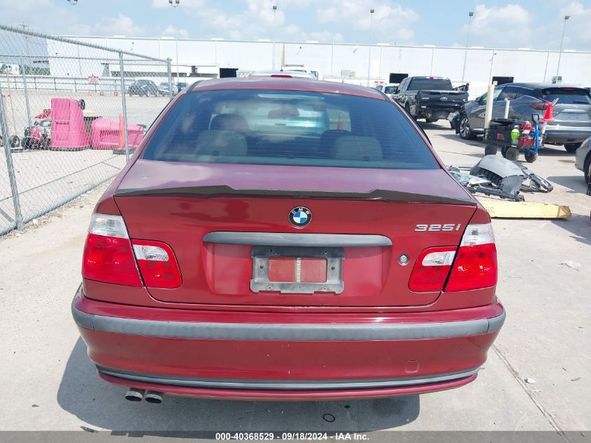 2001 BMW 3 Series 325I VIN: WBAAV33401FU93096 Lot: 40368529