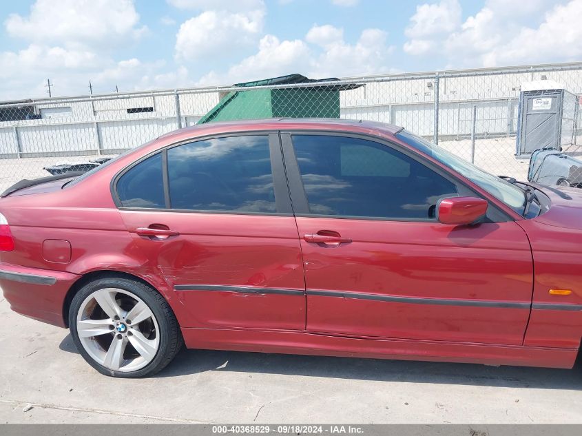 2001 BMW 3 Series 325I VIN: WBAAV33401FU93096 Lot: 40368529