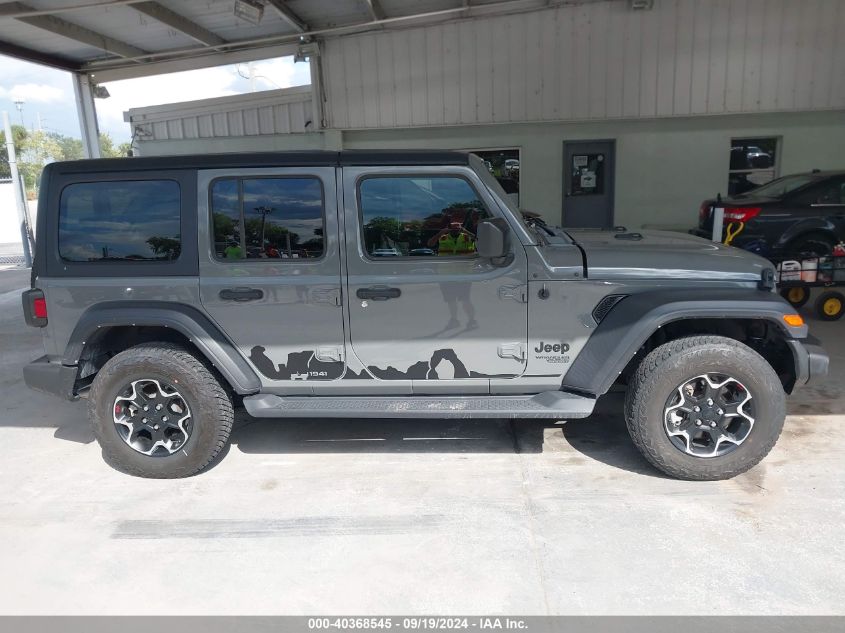 2021 Jeep Wrangler Unlimited Sport S 4X4 VIN: 1C4HJXDG2MW701741 Lot: 40368545