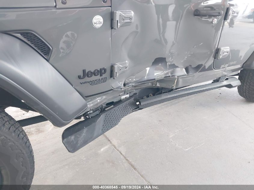 2021 Jeep Wrangler Unlimited Sport S 4X4 VIN: 1C4HJXDG2MW701741 Lot: 40368545