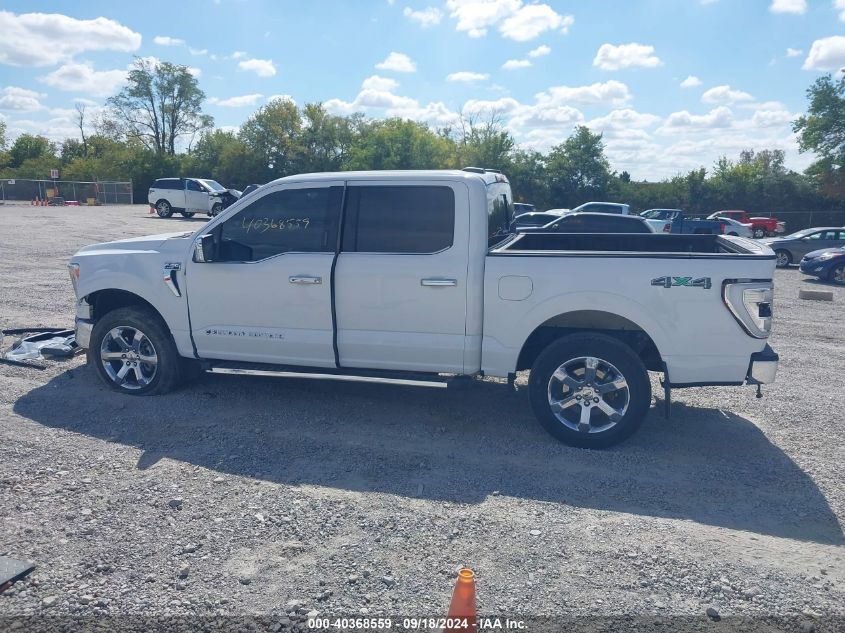 2022 Ford F-150 Lariat VIN: 1FTFW1E82NKF06972 Lot: 40368559