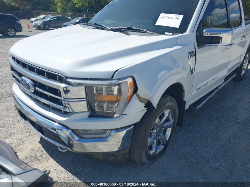 2022 Ford F-150 Lariat VIN: 1FTFW1E82NKF06972 Lot: 40368559