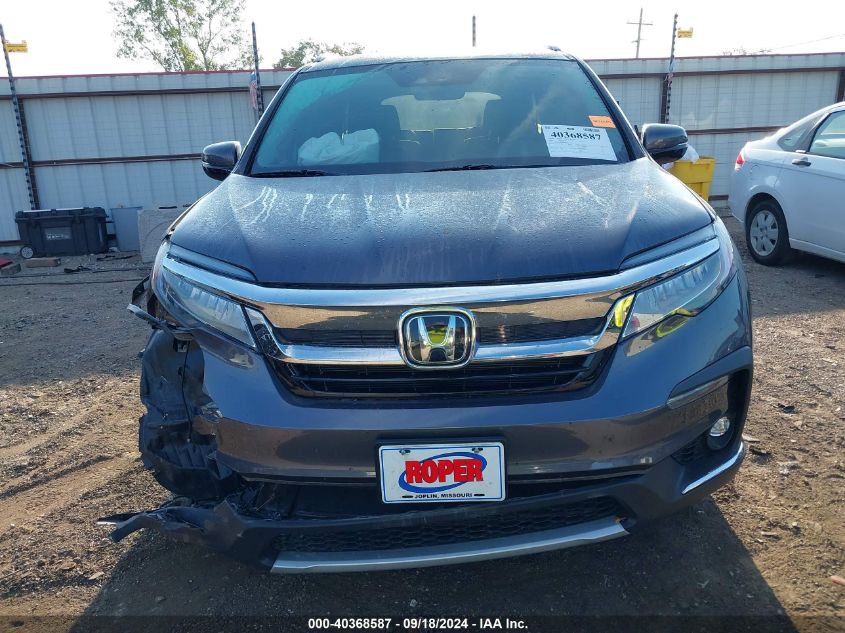 2020 Honda Pilot Touring VIN: 5FNYF6H6XLB005158 Lot: 40368587