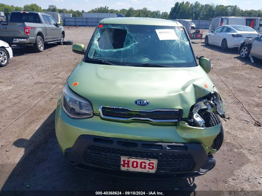 2015 Kia Soul + VIN: KNDJP3A53F7765392 Lot: 40368624