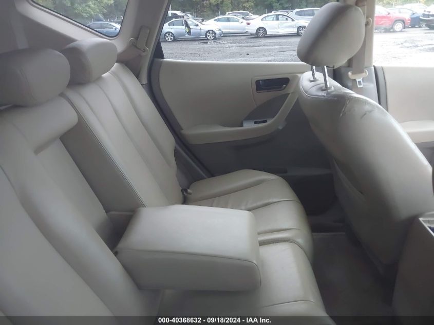 JN8AZ08T84W228182 2004 Nissan Murano Sl