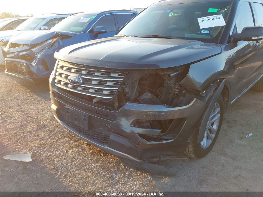 2016 Ford Explorer Xlt VIN: 1FM5K7D86GGD01166 Lot: 40368638