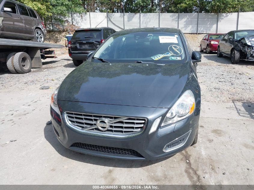 2013 Volvo S60 T5 VIN: YV1612FS1D1223413 Lot: 40368655