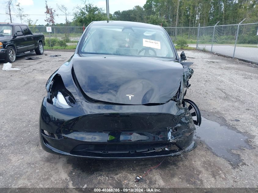 2024 Tesla Model Y Long Range Dual Motor All-Wheel Drive/Rwd VIN: 7SAYGDED2RF023959 Lot: 40368705