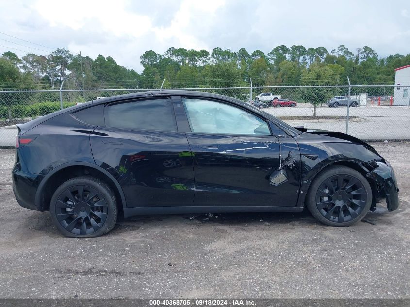 2024 Tesla Model Y Long Range Dual Motor All-Wheel Drive/Rwd VIN: 7SAYGDED2RF023959 Lot: 40368705