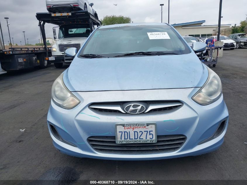 2013 Hyundai Accent Gs VIN: KMHCT5AE4DU132006 Lot: 40368710