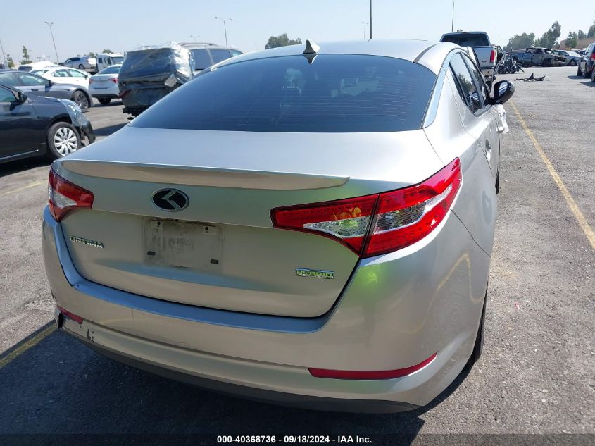 2011 Kia Optima Hybrid Ex VIN: KNAGM4AD6B5006433 Lot: 40368736