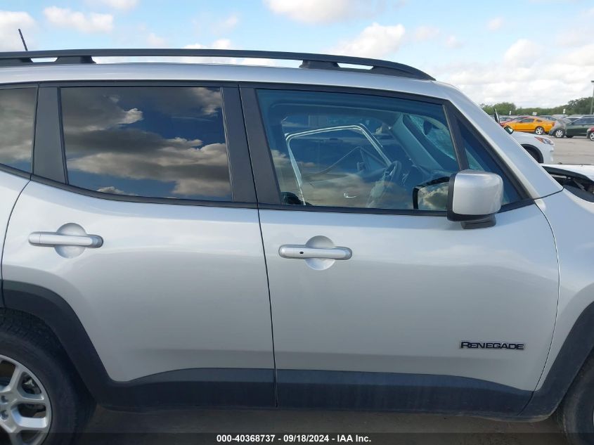 2018 Jeep Renegade Latitude Fwd VIN: ZACCJABB9JPJ36117 Lot: 40368737