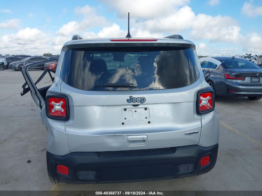 2018 Jeep Renegade Latitude Fwd VIN: ZACCJABB9JPJ36117 Lot: 40368737