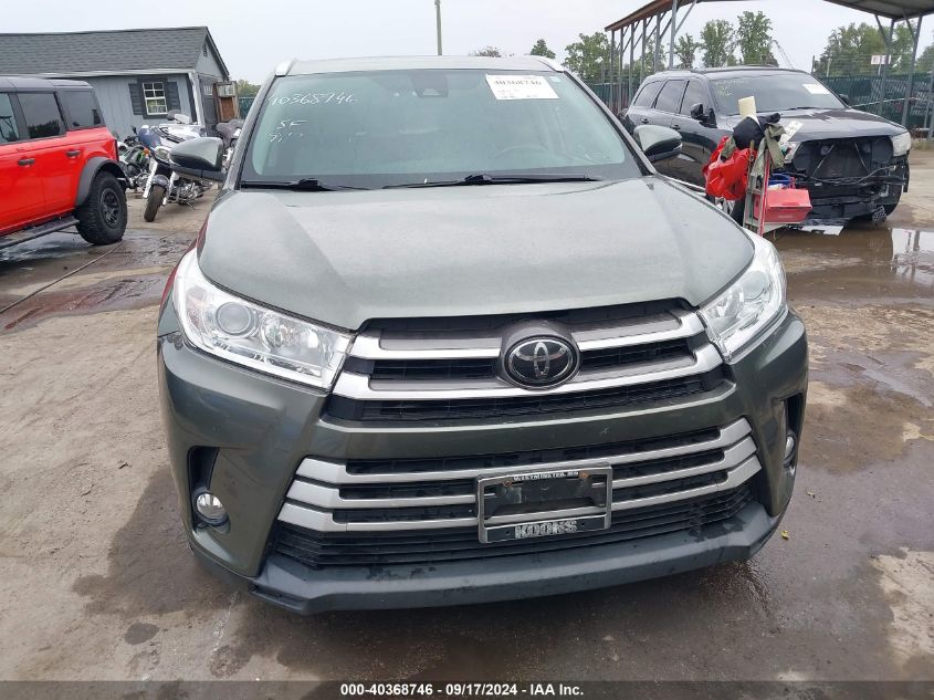 2019 Toyota Highlander Xle VIN: 5TDJZRFH0KS927821 Lot: 40368746