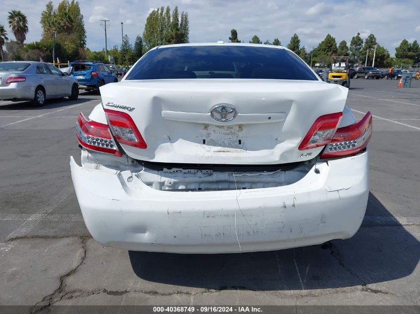 2010 Toyota Camry Le VIN: 4T1BF3EK9AU556834 Lot: 40368749