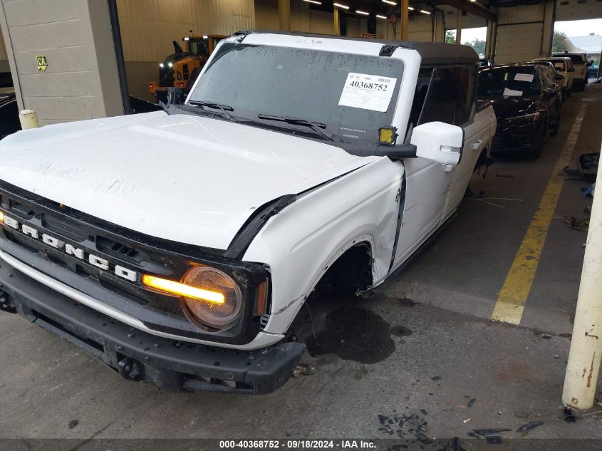 2023 Ford Bronco Outer Banks VIN: 1FMEE5DPXPLB97680 Lot: 40368752