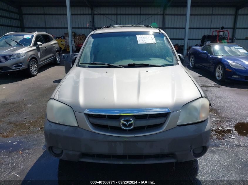 4F2YU06181KM16553 2001 Mazda Tribute Dx V6