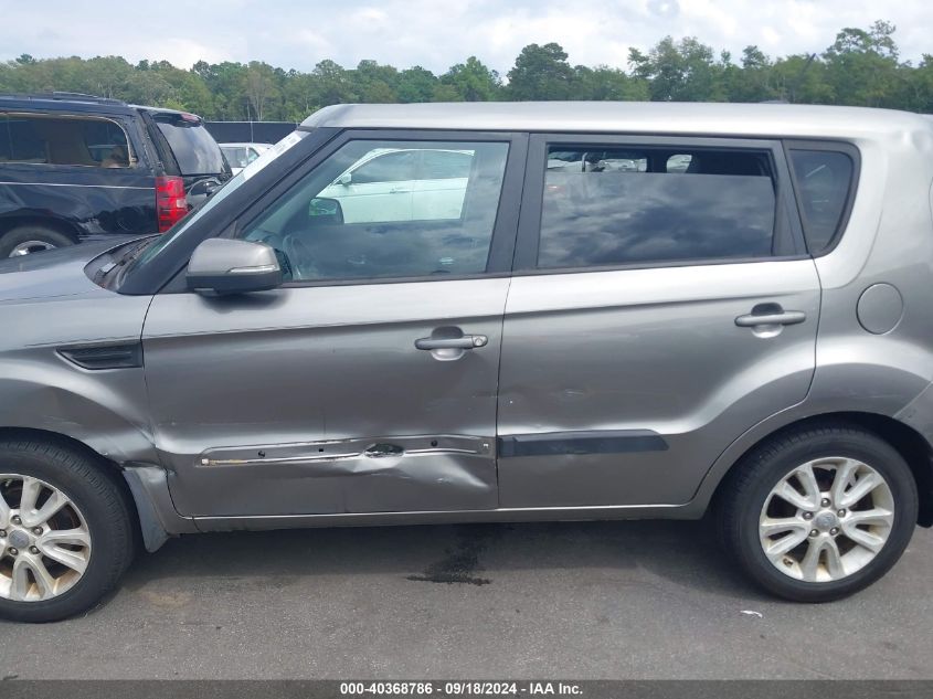 2013 Kia Soul + VIN: KNDJT2A67D7554868 Lot: 40368786