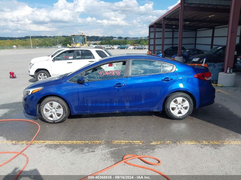 2017 Kia Forte Lx VIN: 3KPFK4A73HE088827 Lot: 40368838