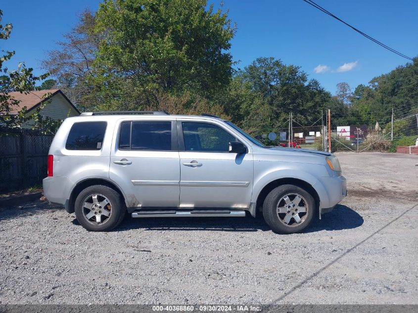 2010 Honda Pilot Touring VIN: 5FNYF4H92AB002833 Lot: 40368860