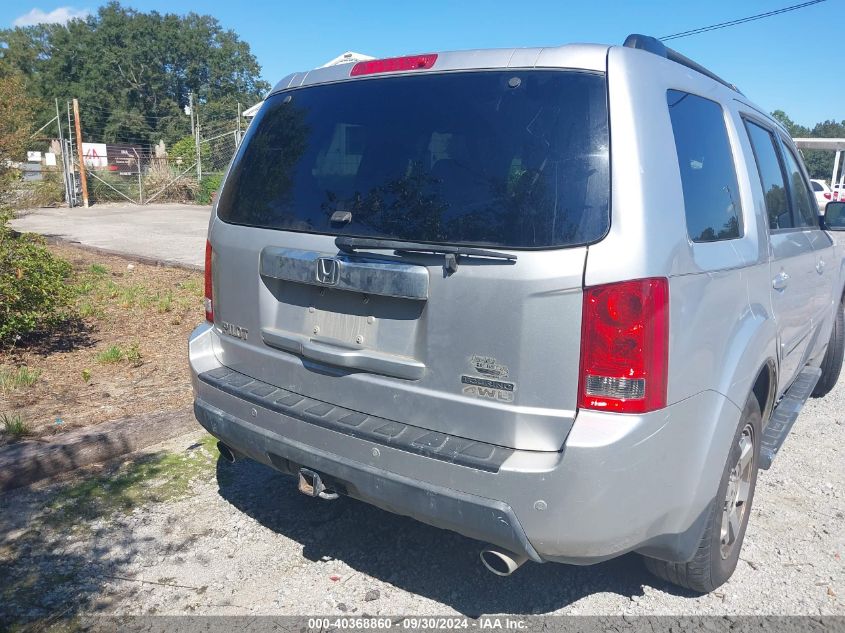 2010 Honda Pilot Touring VIN: 5FNYF4H92AB002833 Lot: 40368860