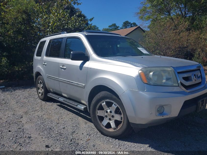 2010 Honda Pilot Touring VIN: 5FNYF4H92AB002833 Lot: 40368860