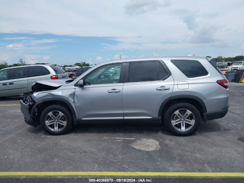 2023 Honda Pilot 2Wd Ex-L 7 Passenger VIN: 5FNYG2H51PB001874 Lot: 40368870