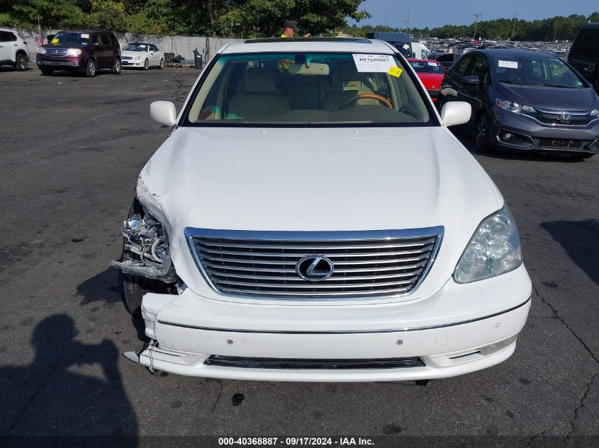 2004 Lexus Ls 430 VIN: JTHBN36F240135587 Lot: 40368887