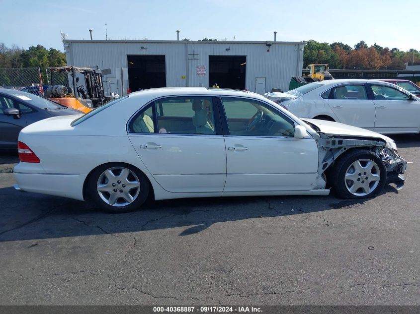 2004 Lexus Ls 430 VIN: JTHBN36F240135587 Lot: 40368887