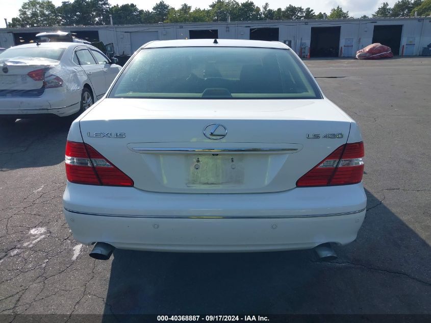 2004 Lexus Ls 430 VIN: JTHBN36F240135587 Lot: 40368887