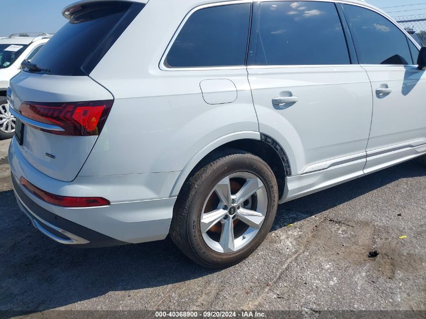 2022 Audi Q7 Premium 45 Tfsi Quattro Tiptronic VIN: WA1AJBF78ND022887 Lot: 40368900