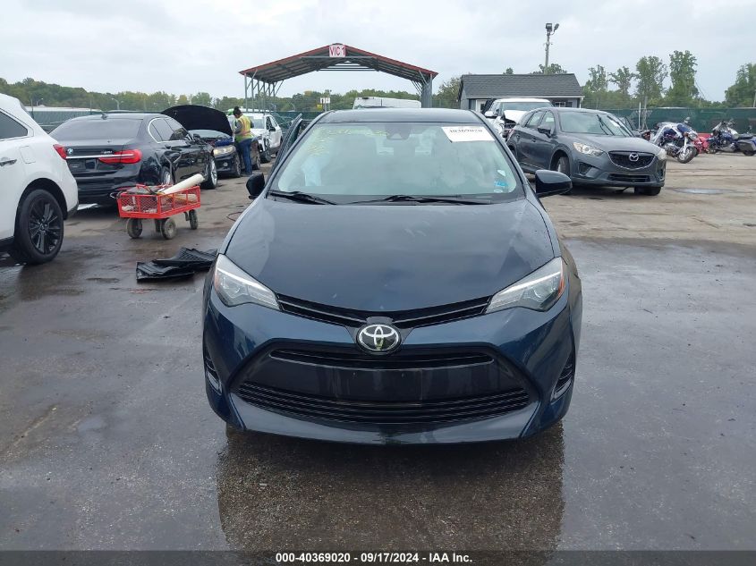 2018 Toyota Corolla Le VIN: 2T1BURHE7JC080843 Lot: 40369020