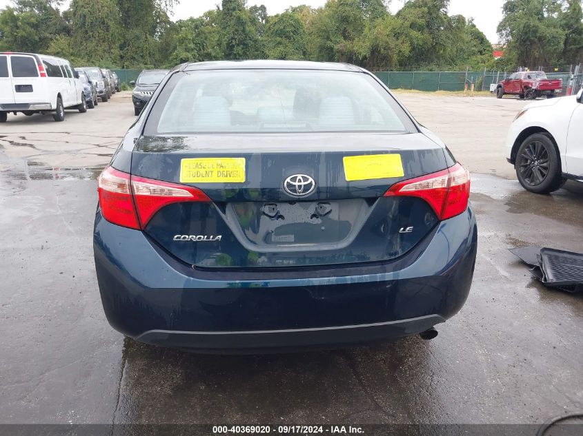 VIN 2T1BURHE7JC080843 2018 TOYOTA COROLLA LE