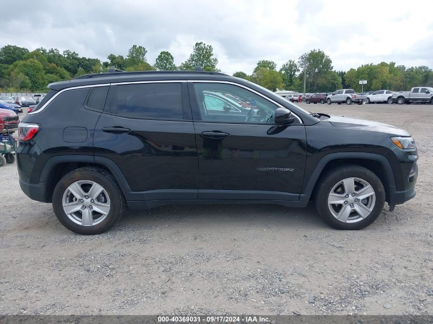 2022 Jeep Compass Latitude Fwd VIN: 3C4NJCBB7NT225626 Lot: 40369031