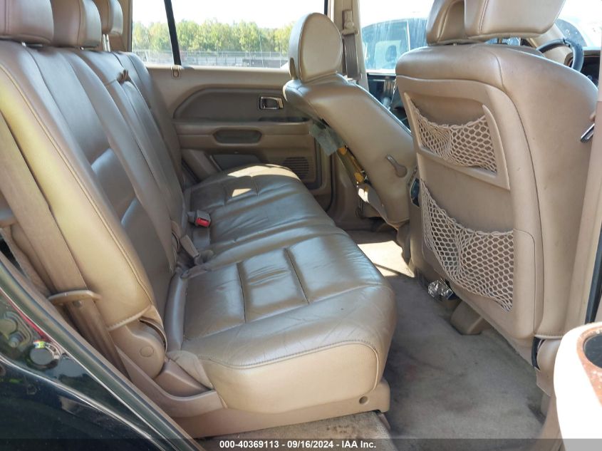 2006 Honda Pilot Ex-L VIN: 2HKYF18706H527279 Lot: 40369113