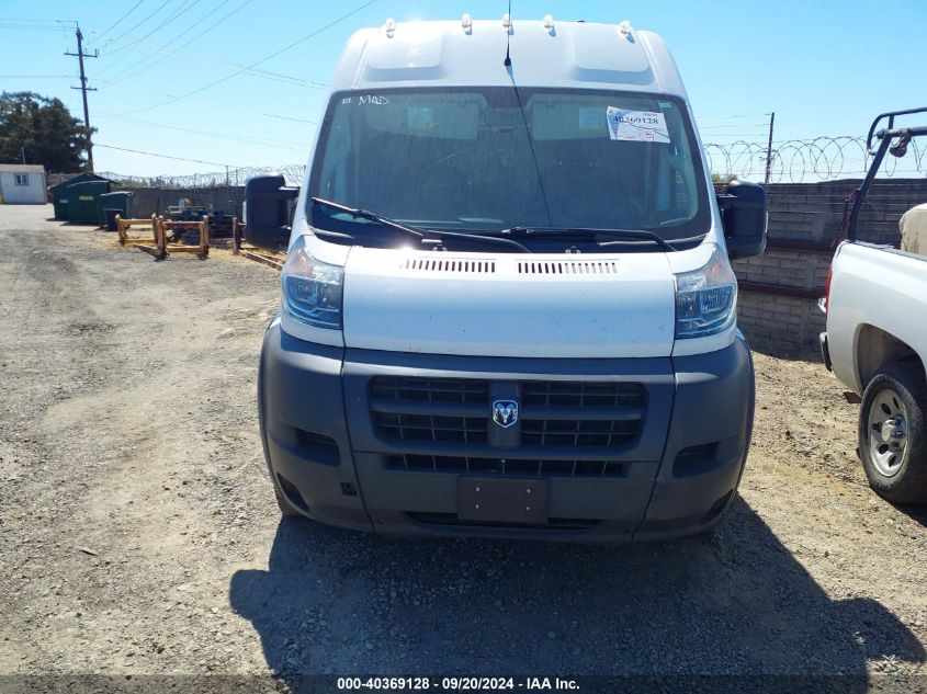 2018 Ram Promaster 3500 High Roof 159 Wb VIN: 3C6URVHG6JE116843 Lot: 40369128