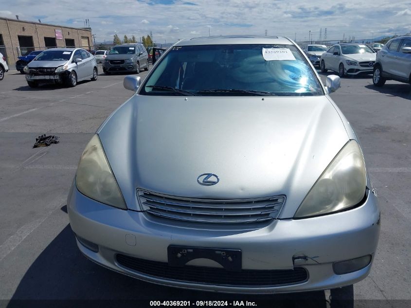 2004 Lexus Es 330 VIN: JTHBA30G245053195 Lot: 40369201