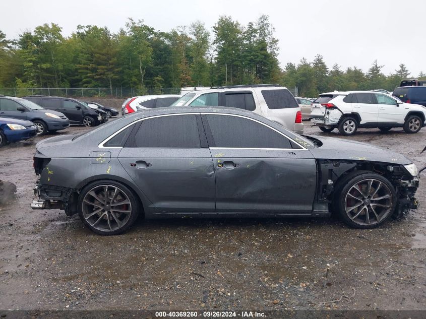 2018 Audi S4 3.0T Premium Plus VIN: WAUC4AF46JA057880 Lot: 40369260