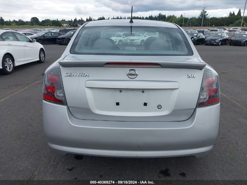 2010 Nissan Sentra 2.0Sr VIN: 3N1AB6AP3AL699435 Lot: 40369274