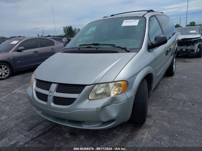 2003 Dodge Grand Caravan Se VIN: 1D4GP24343B231182 Lot: 40369276